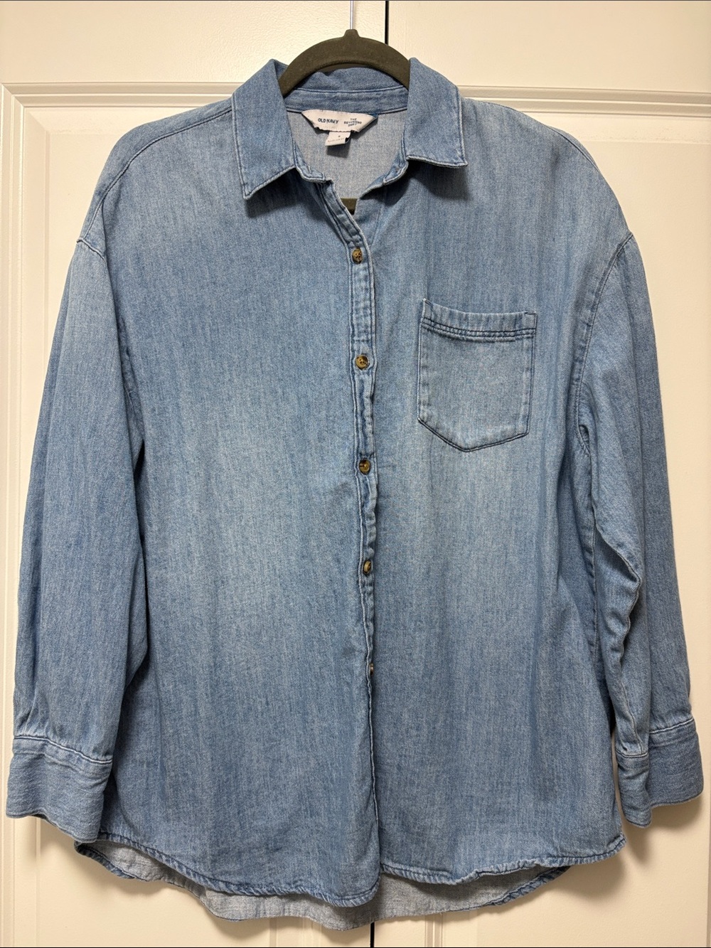 Old Navy Denim Button-Down Shirt